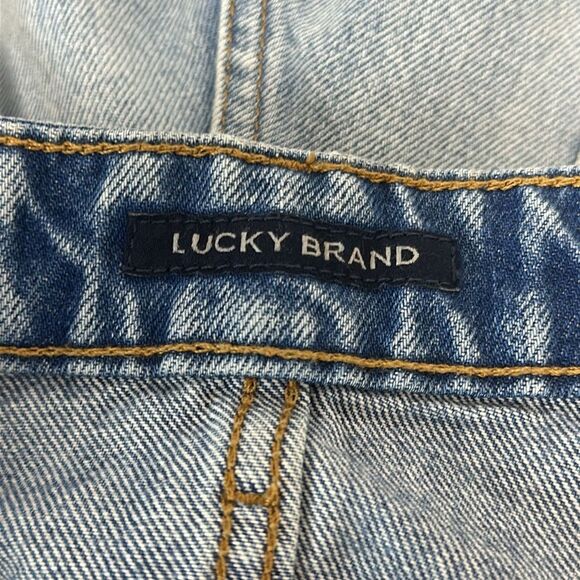 Lucky Brand Women Blue Denim “So Lucky" Distressed Cutoff Jean Shorts Size 2/26 - Picture 10 of 12